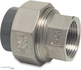 PVC Edelstahl Verschraubungen mit...