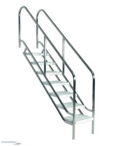 Edelstahltreppen