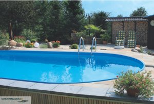 Ovalformbecken Stahl Pool