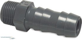 PVC Schlauchstutzen mit Aussengewinde...
