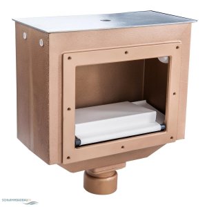 Skimmer Oberfl�chenabsauger Rotguss