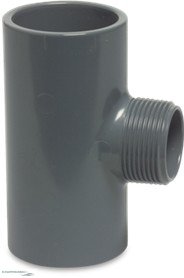 PVC T-St�cke 90�  mit Klebemuffen und...