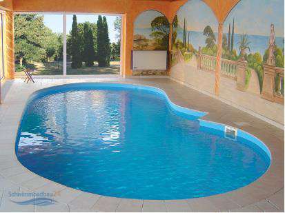 POLYPROPYLEN-Becken-Komplett- Paket Freiformbecken (LxBxT) 6,00 x 3,00 x 1,40 m