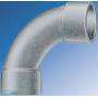 PVC Bogen aus Rohr mit Klebemuffen 90&deg; d 40 mm