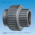 PVC Verschraubung d 75 mm mit Klebemuffe