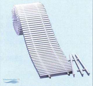 Rinnenrost rollbar - Gitterstab f&uuml;r Rinnenbreite 250 mm